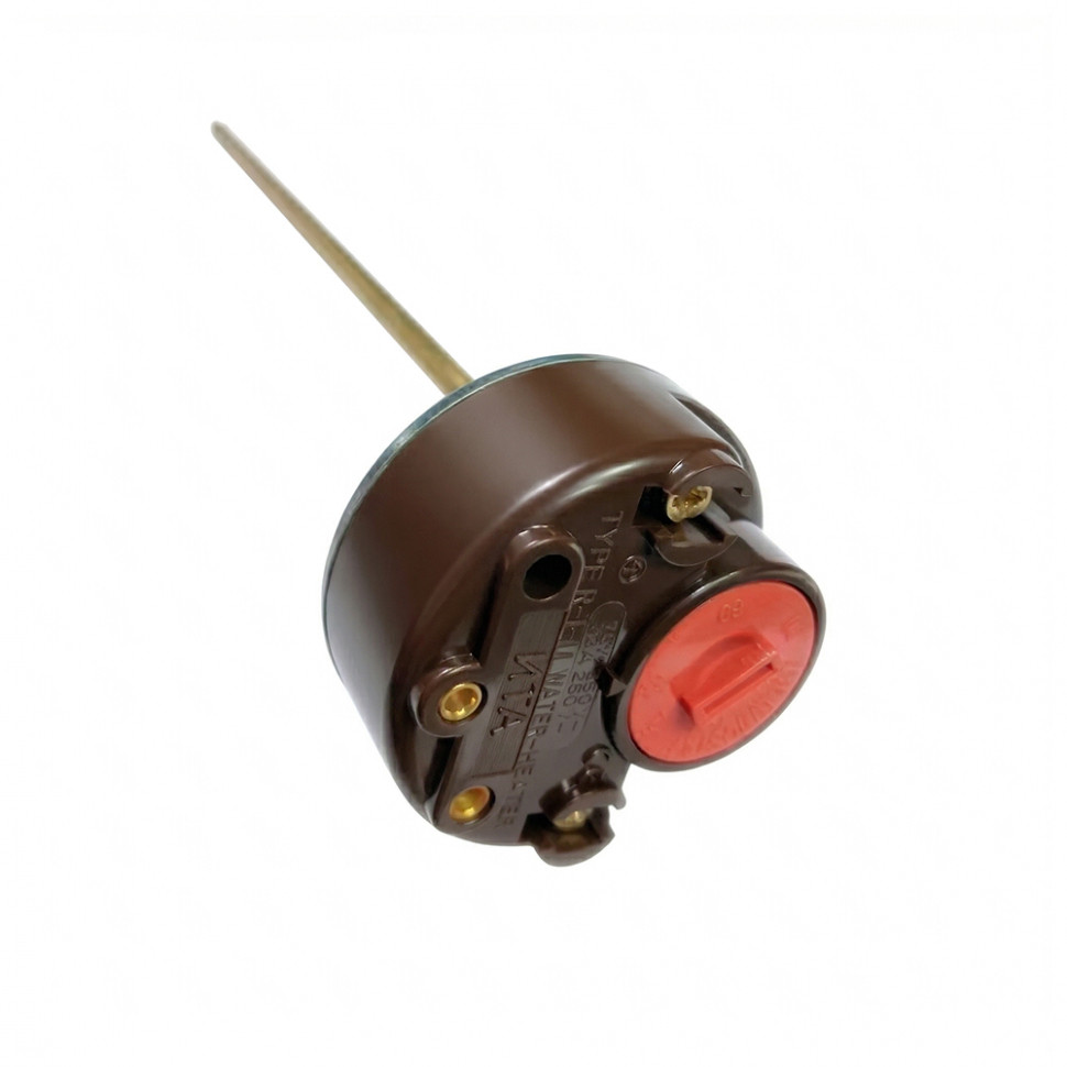 Комплект ТЭН для алюминиевого радиатора (батареи отопления) 1,5 кВт, левая резьба, нерж, D33, G1", L380мм, 220V + терморегулятор, Р15ТЛ