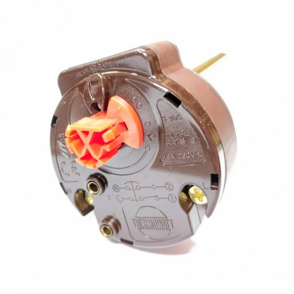 Термостат стержневой для водонагревателя REAL BM390, Thermex, Ariston, Polaris 16А до 65°С с термозащитой на 73°С, 181380 Термостат стержневой для водонагревателя REAL BM390, Thermex, Ariston, Polaris 16А до 65°С с термозащитой на 73°С, 181380