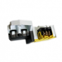 Замок дверцы люка (блокировка, убл) под винт, для стиральных машин Candy, Hoover, Zerowatt, 053556, DA053556, 41016879