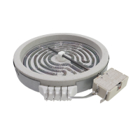 Конфорка для стеклокерамической плиты Whirlpool, Ariston, Indesit, Gefest 1200Вт, 165мм, 916512