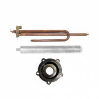 Комплект ТЭН 1,5 кВт (1500 Вт) RCF для водонагревателя Thermex ERS/ESS, трубка под термостат D10мм + прокладка + анод, 20460K Комплект ТЭН 1,5 кВт (1500 Вт) RCF для водонагревателя Thermex ERS/ESS, трубка под термостат D10мм + прокладка + анод, 20460K