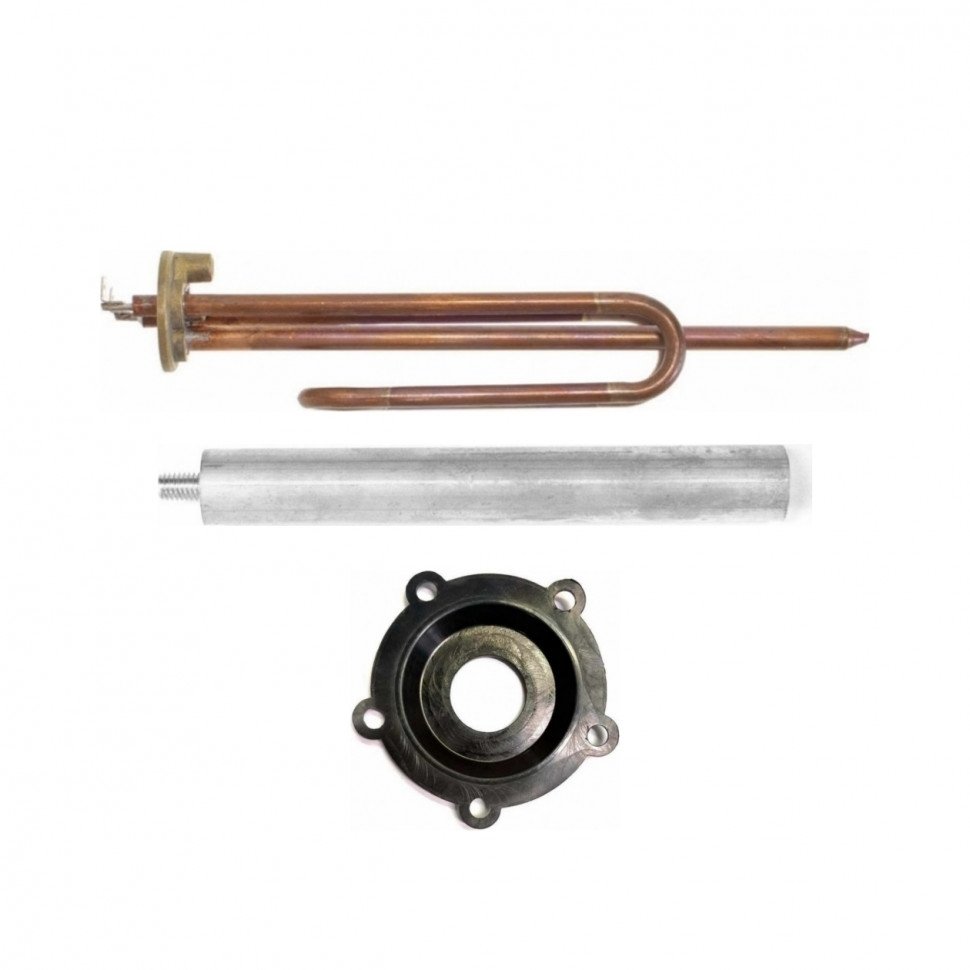 Комплект ТЭН 1,5 кВт (1500 Вт) RCF для водонагревателя Thermex ERS/ESS, трубка под термостат D10мм + прокладка + анод, 20460K Комплект ТЭН 1,5 кВт (1500 Вт) RCF для водонагревателя Thermex ERS/ESS, трубка под термостат D10мм + прокладка + анод, 20460K