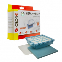 Комплект фильтров для пылесосов Philips, 3 шт, целлюлоза, Ozone, H-34NZ Комплект фильтров для пылесосов Philips, 3 шт, целлюлоза, Ozone, H-34NZ