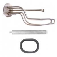 Комплект ТЭН 2кВт (2000Вт) для горизонтального водонагревателя Ariston + прокладка + анод, 150823K Комплект ТЭН 2кВт (2000Вт) для горизонтального водонагревателя Ariston + прокладка + анод, 150823K