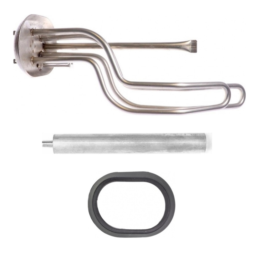 Комплект ТЭН 2кВт (2000Вт) для горизонтального водонагревателя Ariston + прокладка + анод, 150823K Комплект ТЭН 2кВт (2000Вт) для горизонтального водонагревателя Ariston + прокладка + анод, 150823K