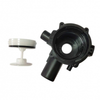 Набор 2 шт Улитка сливного насоса стиральной машины Bosch Maxx, Varioperfect, Logixx, Sensitive, Classixx, Siemens, 3 защёлки, с фильтром в сборе, KMP603BO