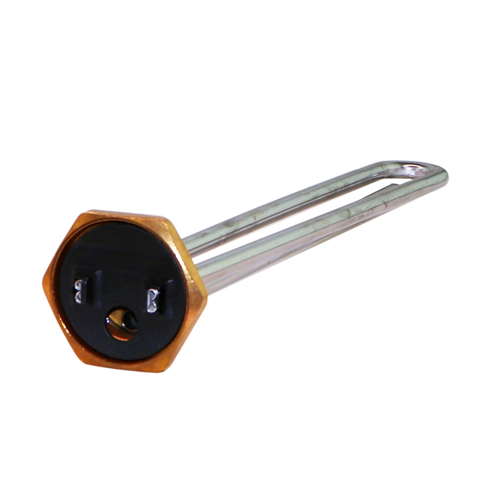 ТЭН 3кВт (3000Вт) RDT резьбовой 42мм для Ariston, De Luxe, Real, Thermex под анод М6 + термостат + прокладка, P40230