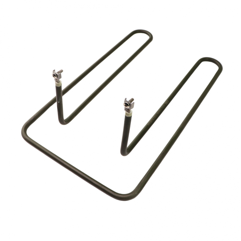 ТЭН 1350W для конфорки, нерж, D8мм, 338х198х110мм, клеммы под винт М4, КЭТ-0,13, Rada, 220V, ТК1350