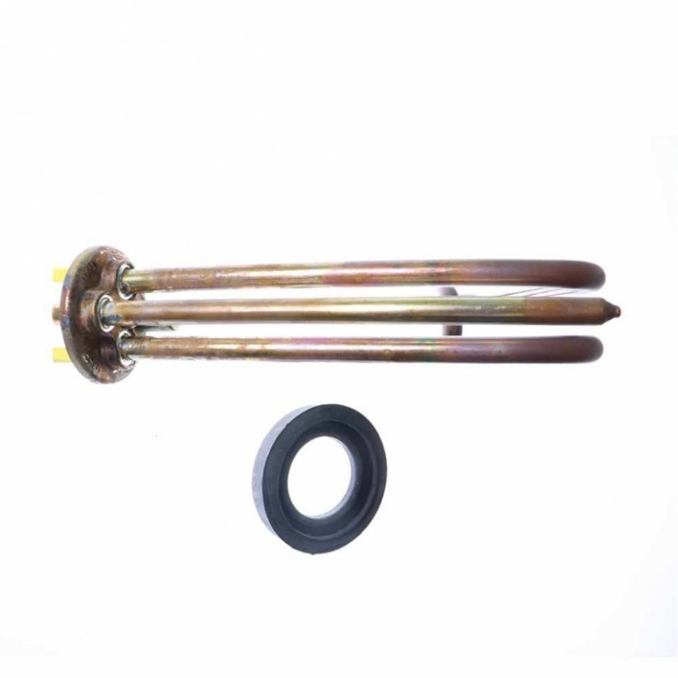 Комплект ТЭН 1,2кВт (1200Вт) RCF для водонагревателя Ariston ANDRIS, Superlux, REGENT 10 л под анод М5 + прокладка, 65114905