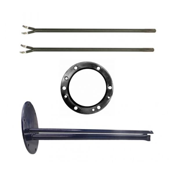 Комплект сухой ТЭН 2,4кВт (1200Вт и 1200Вт) для AEG, Electrolux EWH SL, Slim, Digital  + фланец + прокладка, 482979F2400W