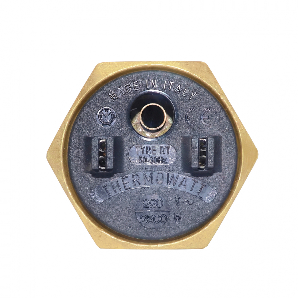 ТЭН для чугунной батареи отопления (радиатора) 2,5 кВт, медь, D42, G1 1/4", L445мм, 220V, TW, 3400070