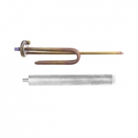 Комплект ТЭН 2кВт (2000Вт) RCF для водонагревателя Ariston, Thermex под анод М6 + анод, R184271K1