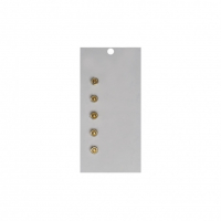 Набор 2 шт Набор  жиклеров M6, малый 0,50, средний 0,70, средний 0,70, большой 0,90, крупный 0,95, для газовых плит Indesit, KMWO525