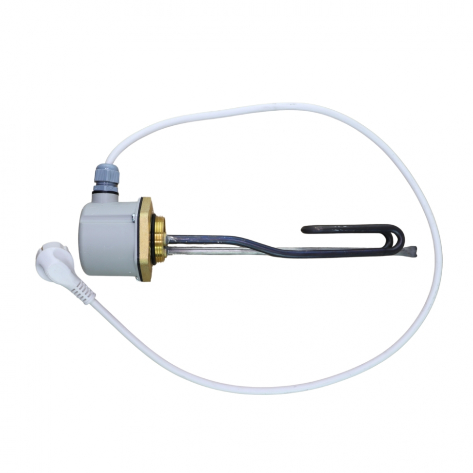 Комплект ТЭН 1,5кВт (1500Вт) RCT резьбовой G1 1/2"+ термостат, индикаторная лампа, крышка, сетевой шнур, 3401960