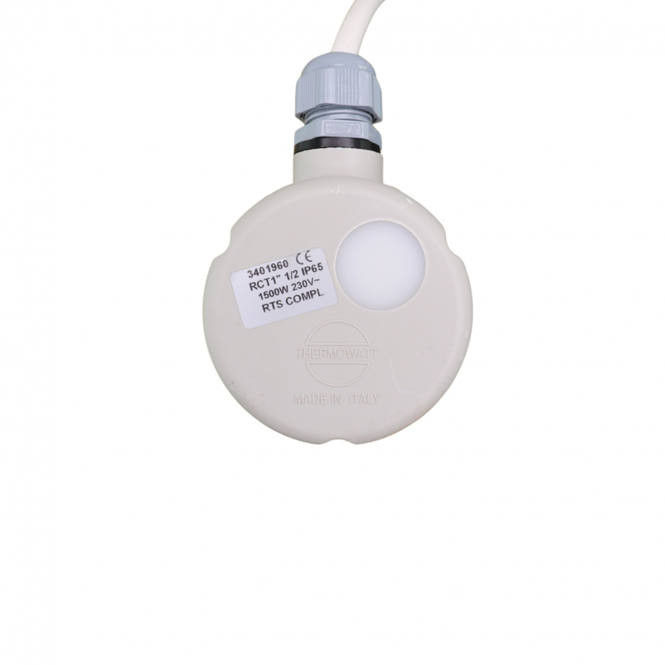 Комплект ТЭН 1,5кВт (1500Вт) RCT резьбовой G1 1/2"+ термостат, индикаторная лампа, крышка, сетевой шнур, 3401960