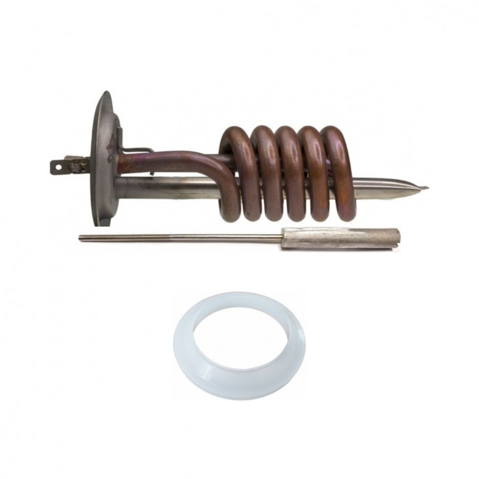 Комплект ТЭН 2кВт (2000Вт) RF для водонагревателя Thermex, Garanterm, контакты под разъем + прокладка + анод, 20155K Комплект ТЭН 2кВт (2000Вт) RF для водонагревателя Thermex, Garanterm, контакты под разъем + прокладка + анод, 20155K