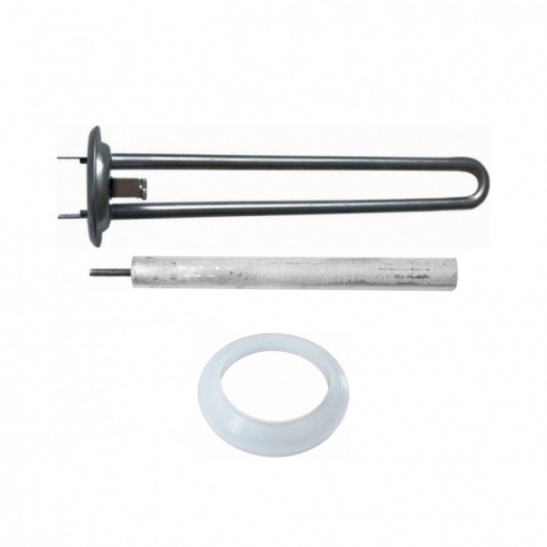 Комплект ТЭН 0,7 кВт (700 Вт) RF для водонагревателя Thermex RZB, IF, ID, Garanterm, нерж. + прокладка + анод, 50046K